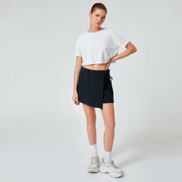 Tricou pentru femei Koton 4SAK10071NK 96% Viscoza/ White photo 4