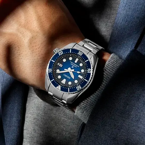 Ceas de mână pentru bărbați Seiko SPB321J1 Mecanic/ 45 mm photo 4