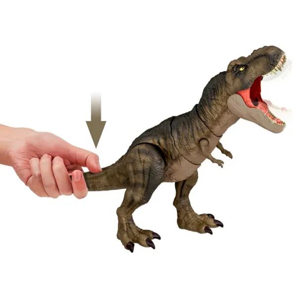 Фигурка Mattel Jurassic World Тиранозавр Рекс 4+/ Коричневый photo 2 Фигурка Mattel Jurassic World Тиранозавр Рекс 4+/ Коричневый photo 2