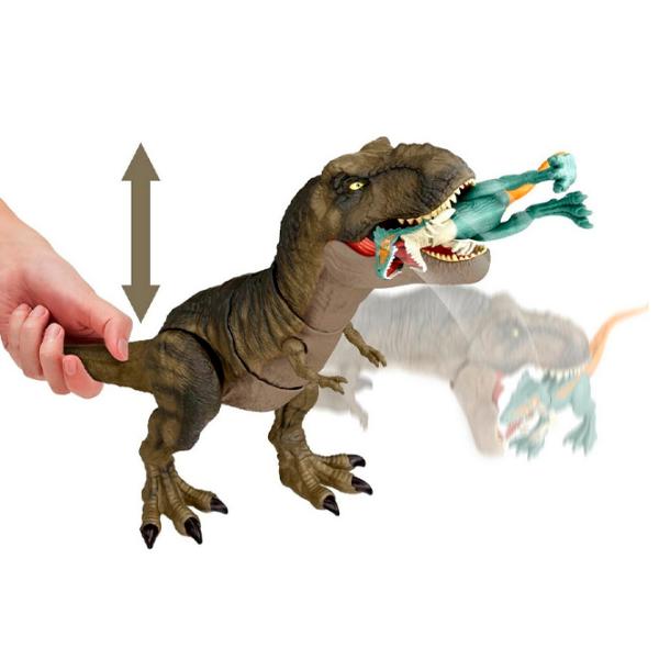 Фигурка Mattel Jurassic World Тиранозавр Рекс 4+/ Коричневый photo 3 Фигурка Mattel Jurassic World Тиранозавр Рекс 4+/ Коричневый photo 3