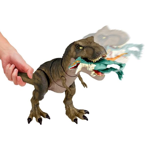 Фигурка Mattel Jurassic World Тиранозавр Рекс 4+/ Коричневый photo 4 Фигурка Mattel Jurassic World Тиранозавр Рекс 4+/ Коричневый photo 4