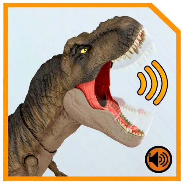 Фигурка Mattel Jurassic World Тиранозавр Рекс 4+/ Коричневый photo 7 Фигурка Mattel Jurassic World Тиранозавр Рекс 4+/ Коричневый photo 7
