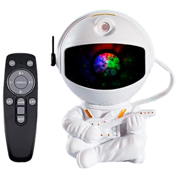 Proiector de stele Starry Sky Astronaut Guitarist HR-F2 3+/ Black White photo 2