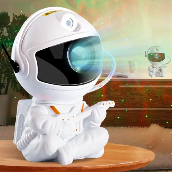 Proiector de stele Starry Sky Astronaut Guitarist HR-F2 3+/ Black White photo 3