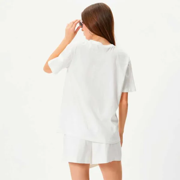 Tricou pentru femei Koton 4SAL10006IK 100% bumbac/ White photo 4