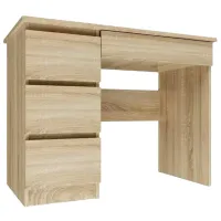 Офисный стол TopEshop Mijas Left Меламиновая ДСП/ Дуб Сонома photo 2