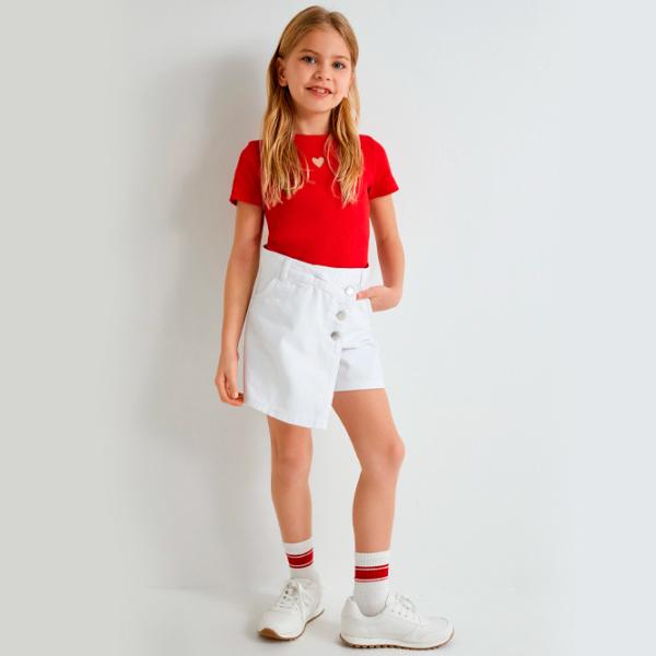 Tricou pentru fete Koton 4SKG10054AK 110 - 116 cm / Red photo 5