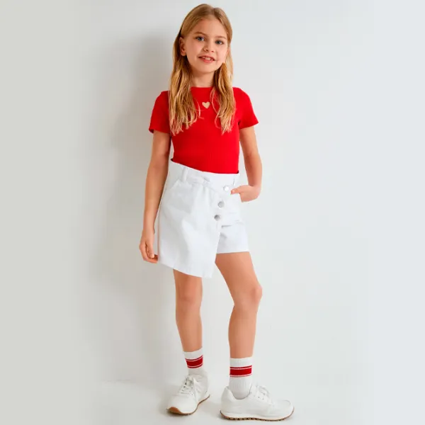 Tricou pentru fete Koton 4SKG10054AK 116 - 122 cm / Red photo 5