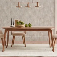 Кухонный стол Dogtas Fixed Dining ДСП/ Brown photo 2