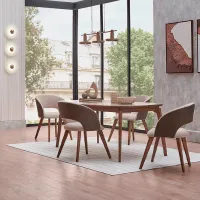 Кухонный стол Dogtas Fixed Dining ДСП/ Brown photo 3