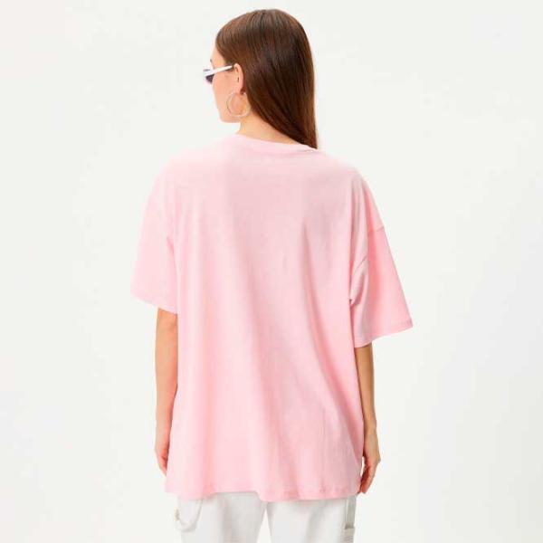 Tricou pentru femei Koton 4SAL10034IK 100% bumbac/ Pink photo 4 Tricou pentru femei Koton 4SAL10034IK 100% bumbac/ Pink photo 4