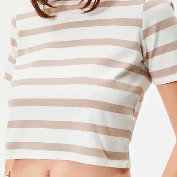 Tricou pentru femei Koton 4SAK50013E 4 % Elastan/ Beige photo 5 Tricou pentru femei Koton 4SAK50013E 4 % Elastan/ Beige photo 5