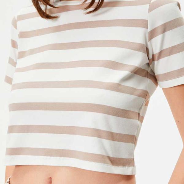 Tricou pentru femei Koton 4SAK50013E 4 % Elastan/ Beige photo 5 Tricou pentru femei Koton 4SAK50013E 4 % Elastan/ Beige photo 5