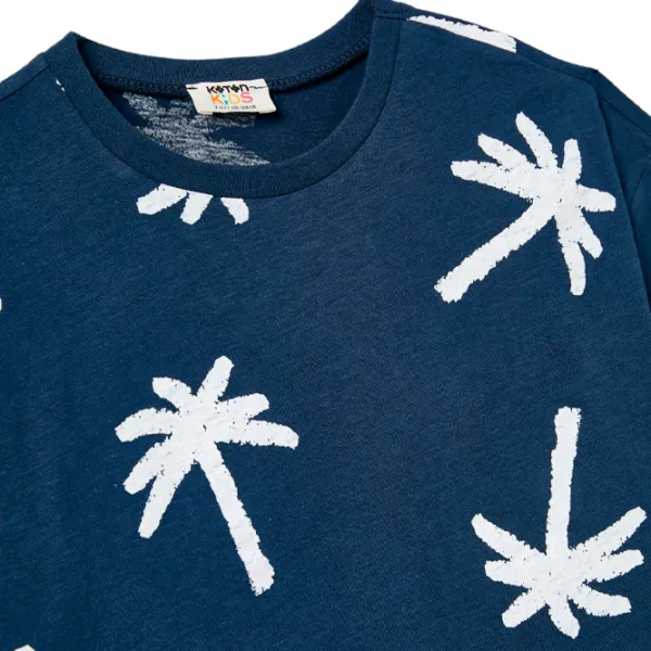 Tricou pentru băieți Koton 4SKB10266TK 110/ Blue photo 3