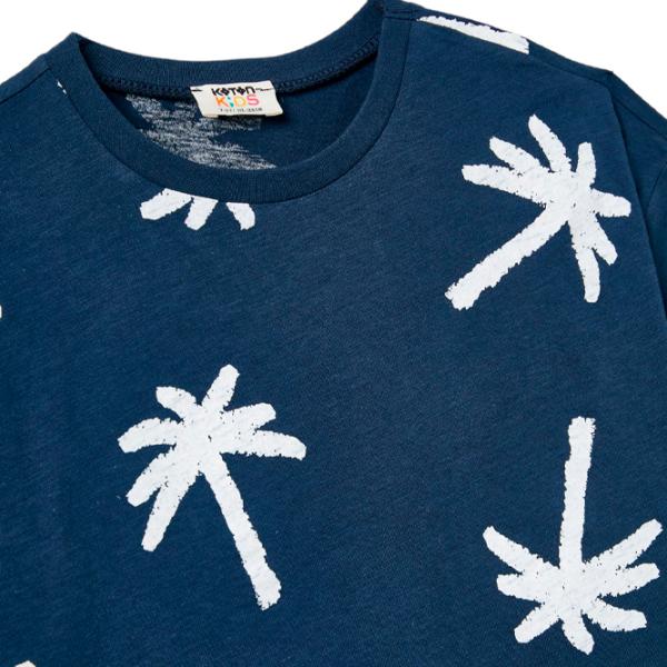 Tricou pentru băieți Koton 4SKB10266TK 116/ Blue photo 3