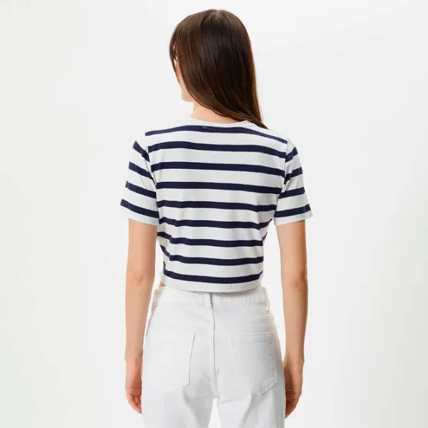 Tricou pentru femei Koton 4SAK50013EK 4 % Elastan/ Navy photo 4