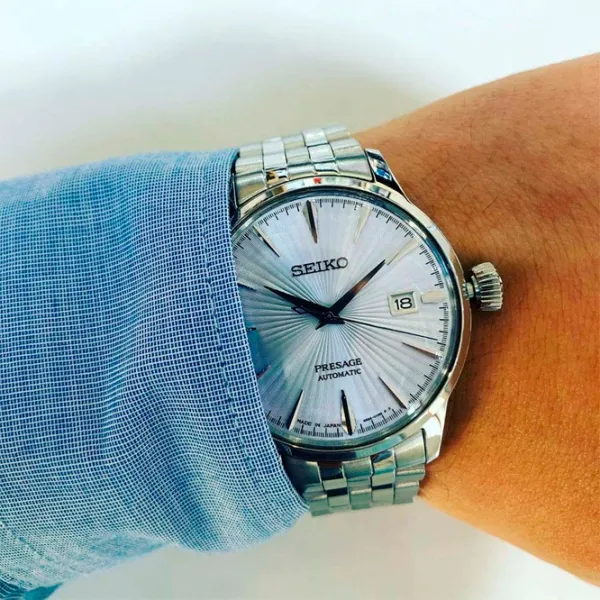 Ceas de mână pentru bărbați Seiko SRPE19J1 Mecanic/ 40 mm photo 6 Ceas de mână pentru bărbați Seiko SRPE19J1 Mecanic/ 40 mm photo 6
