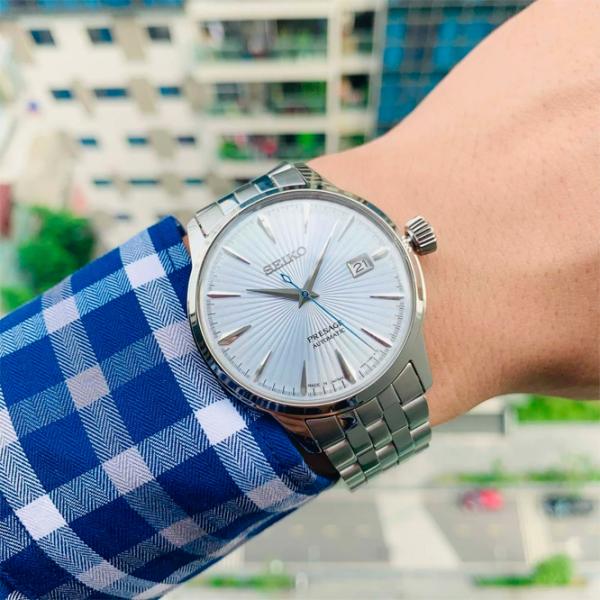 Ceas de mână pentru bărbați Seiko SRPE19J1 Mecanic/ 40 mm photo 7 Ceas de mână pentru bărbați Seiko SRPE19J1 Mecanic/ 40 mm photo 7