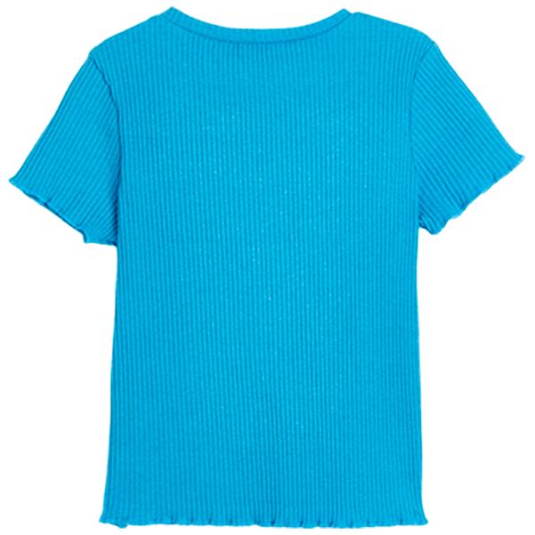 Tricou pentru fete Koton 4SKG10416AK 116 - 122 cm / Blue photo 2