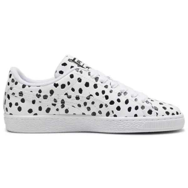 Кеды для женщин Puma Basket Dalmatian Wns Весна - лето/ Белый photo 3