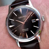 Ceas de mână pentru bărbați Seiko SRPJ17J1 Mecanic/ 39 mm photo 4