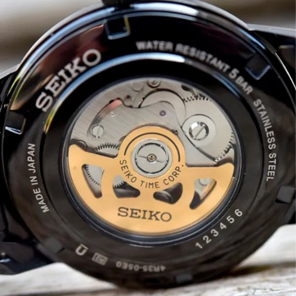 Ceas de mână pentru bărbați Seiko SRPJ15J1 Mecanic/ 39 mm photo 2