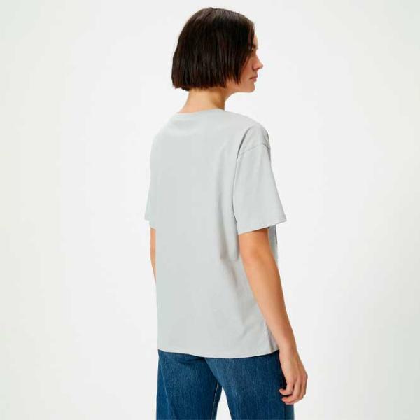 Tricou pentru femei Koton 4SAL10634IK 100% bumbac/ Gray photo 4