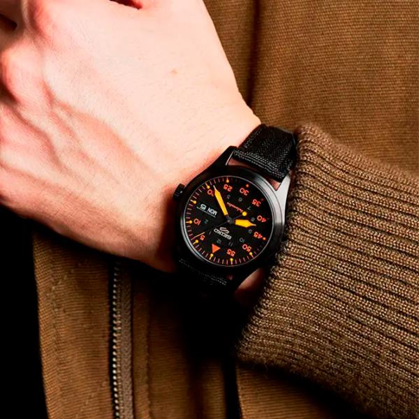 Ceas de mână pentru bărbați Seiko SRPH33K1 Mecanic/ 39 mm photo 4