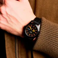 Ceas de mână pentru bărbați Seiko SRPH33K1 Mecanic/ 39 mm photo 4