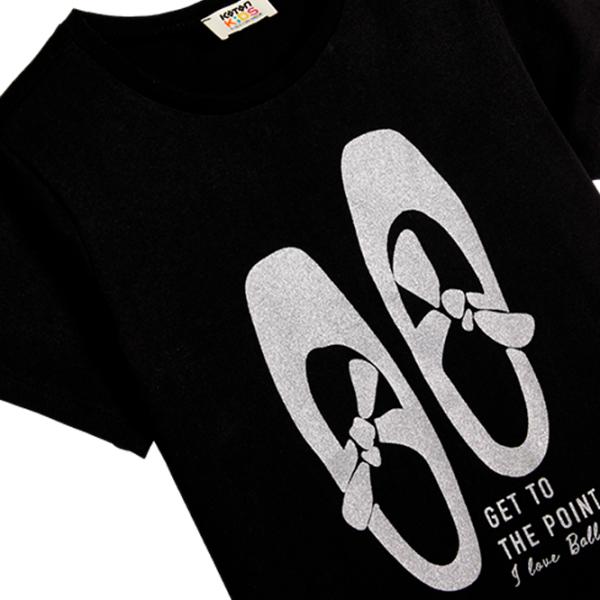 Футболка для девочек Koton 4SKG10355AK 116 - 122 см / Черный photo 3 Футболка для девочек Koton 4SKG10355AK 116 - 122 см / Черный photo 3