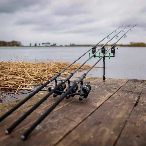 Suport pentru undiță Avid Carp Lokdown 3 Rod Fixed Buzz Bar 12'' Buz bar/ 1 photo 3