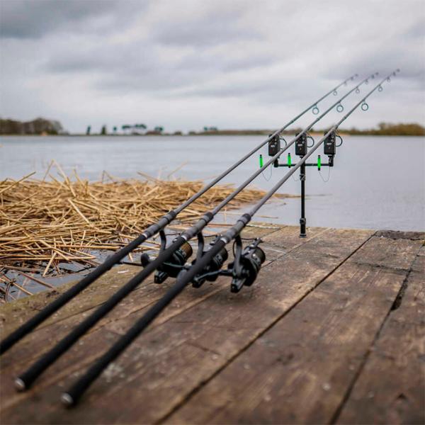 Suport pentru undiță Avid Carp Lokdown 3 Rod Fixed Buzz Bar 12'' Buz bar/ 1 photo 3