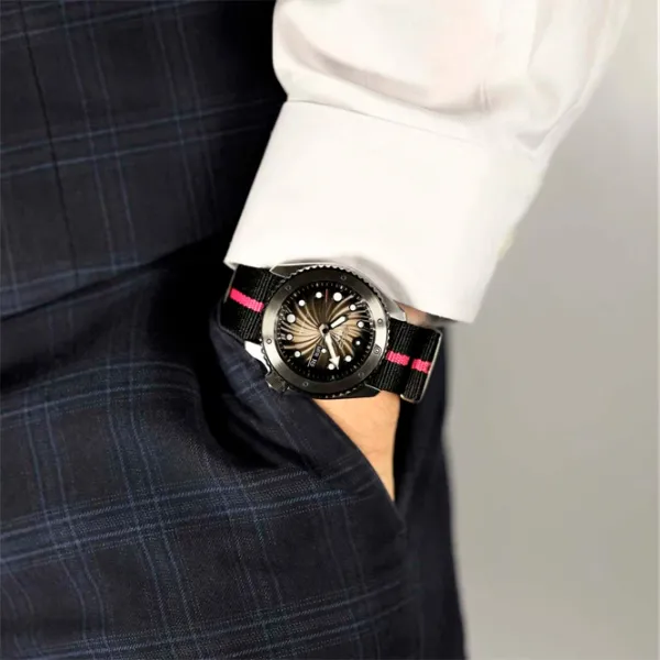 Ceas de mână pentru bărbați Seiko SRPF65K1 Mecanic/ 42 mm photo 4 Ceas de mână pentru bărbați Seiko SRPF65K1 Mecanic/ 42 mm photo 4