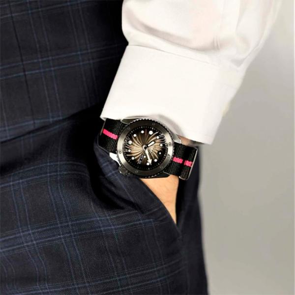 Ceas de mână pentru bărbați Seiko SRPF65K1 Mecanic/ 42 mm photo 4 Ceas de mână pentru bărbați Seiko SRPF65K1 Mecanic/ 42 mm photo 4