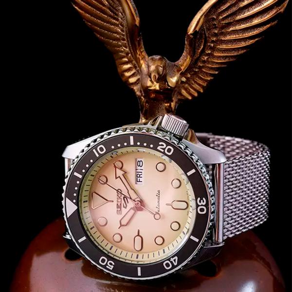 Ceas de mână pentru bărbați Seiko SRPE75K1 Mecanic/ 42 mm photo 5
