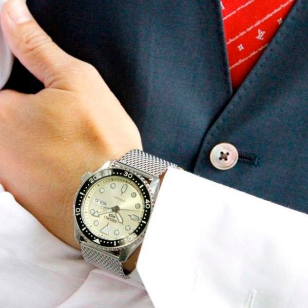 Ceas de mână pentru bărbați Seiko SRPE75K1 Mecanic/ 42 mm photo 7