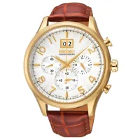 Ceas de mână pentru bărbați Seiko SPC088P1 Cuarț/ 42 mm photo 3