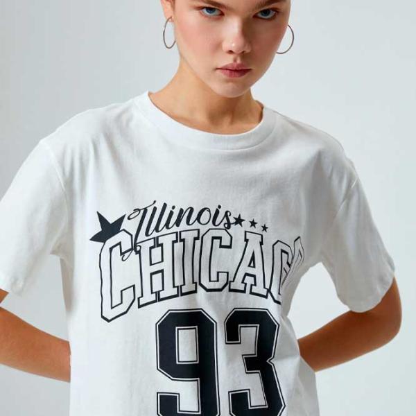 Tricou pentru femei Koton 4SAL10642IK 100% bumbac/ White photo 2