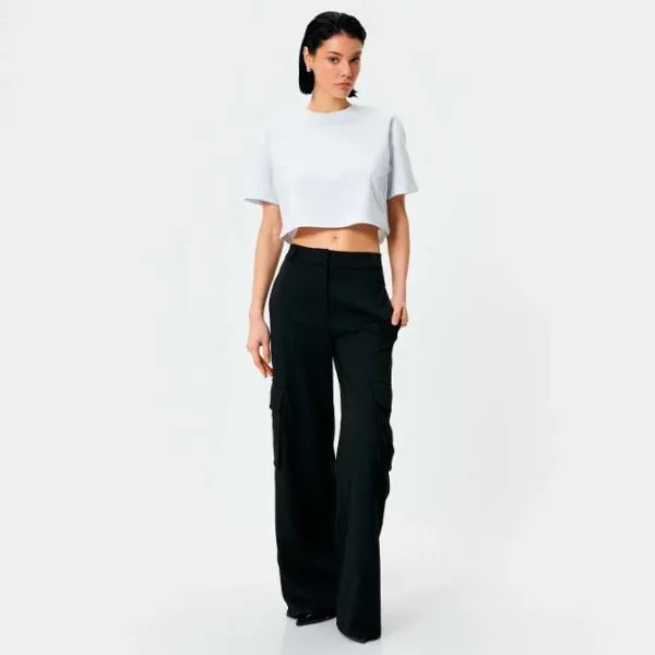 Футболка для женщин Koton 4SAK50014EK 100% хлопок/ Белый photo 3