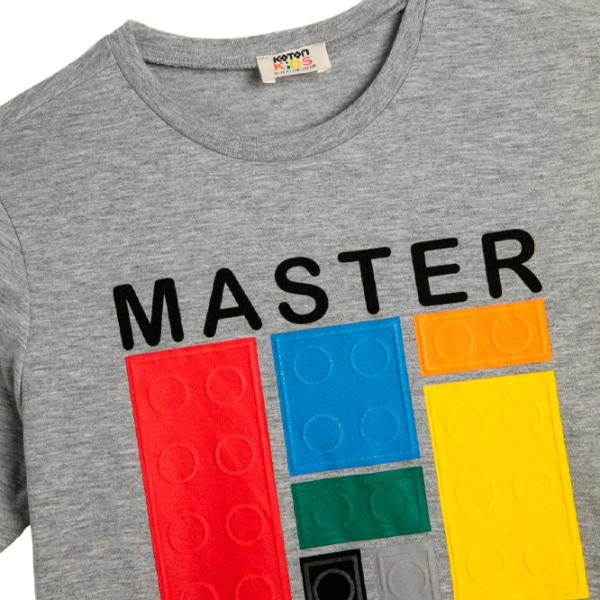 Футболка для мальчиков Koton 4SKB10054TK 128/ Серый photo 3