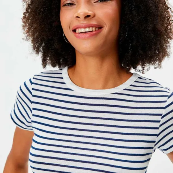 Tricou pentru femei Koton 4SAL10076IK 35% viscoză/ White photo 3