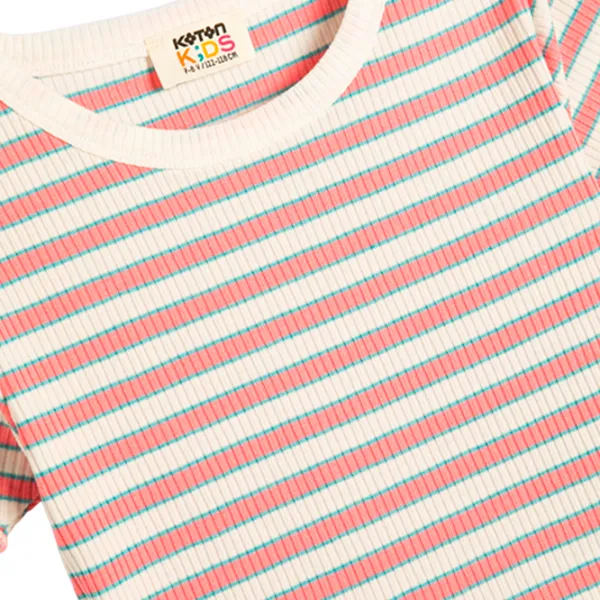 Футболка для девочек Koton 4SKG10089AK 110 - 116 см / Розовый photo 3