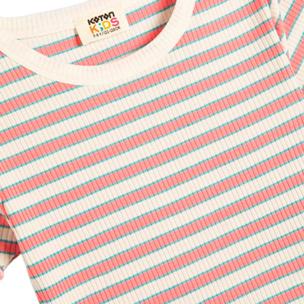 Футболка для девочек Koton 4SKG10089AK 134 - 140 см / Розовый photo 3