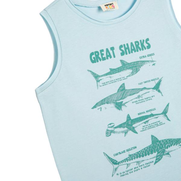 Футболка для мальчиков Koton 4SKB30018TK 152/ Синий photo 3