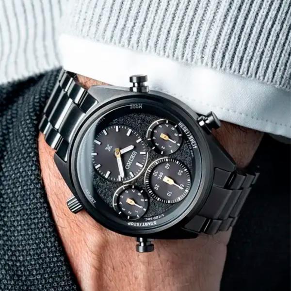 Ceas de mână pentru bărbați Seiko SFJ007P1 Cuarț/ 42 mm photo 3 Ceas de mână pentru bărbați Seiko SFJ007P1 Cuarț/ 42 mm photo 3