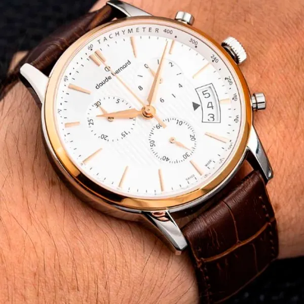 Ceas de mână pentru bărbați Claude Bernard 01002 357R AIR Cuarț/ 42 mm photo 2 Ceas de mână pentru bărbați Claude Bernard 01002 357R AIR Cuarț/ 42 mm photo 2