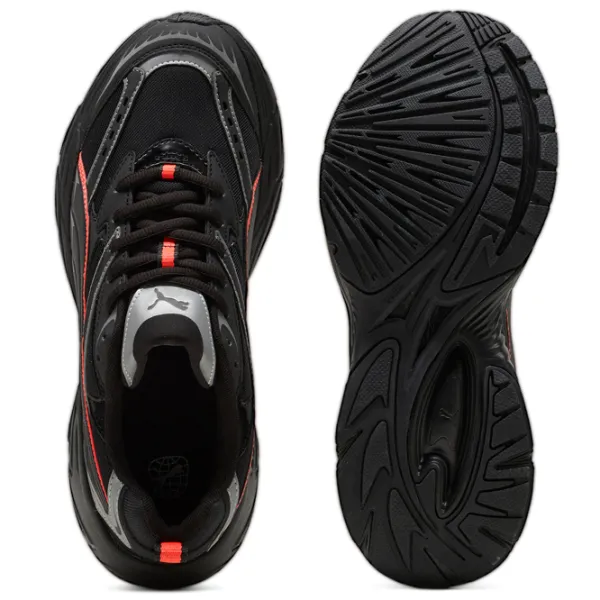 Adidași pentru bărbați Puma Morphic Reflective 41/ Black Red photo 4
