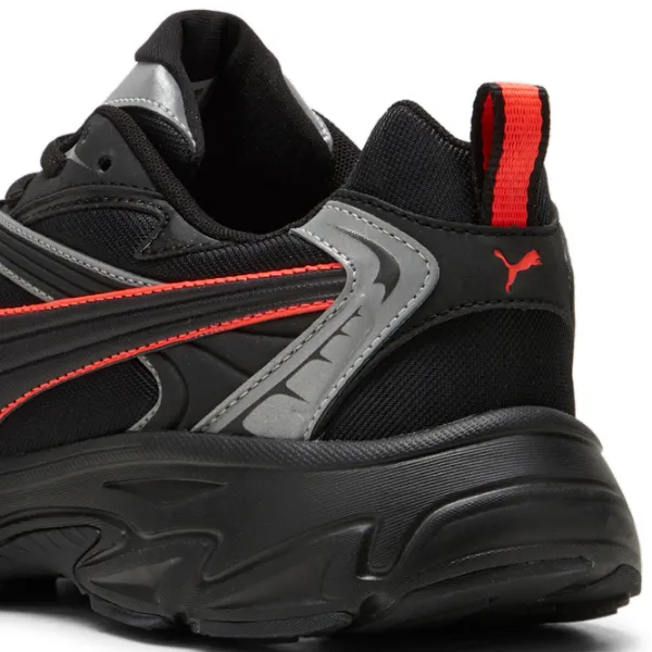 Adidași pentru bărbați Puma Morphic Reflective 42.5/ Black Red photo 6
