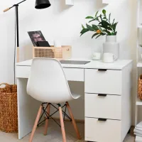 Офисный стол Fabrik Home ARM ДСП/ Белый photo 6