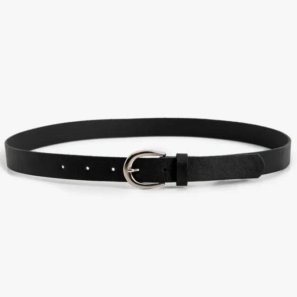 Curea pentru femei Koton 4SAK10001AA Poliuretan/ Black photo 2